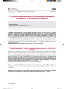 La dialéctica eticidad-moralidad-acción en la formación universitaria