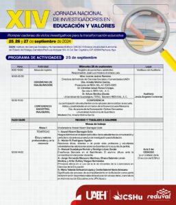 XIV Jornada REDUVAL Programa