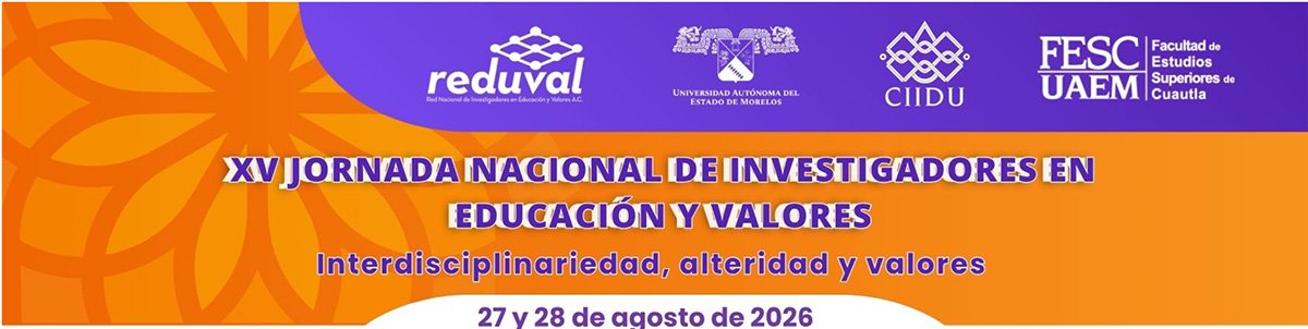XV Jornada Nacional de Investigadores en Educación y Valores