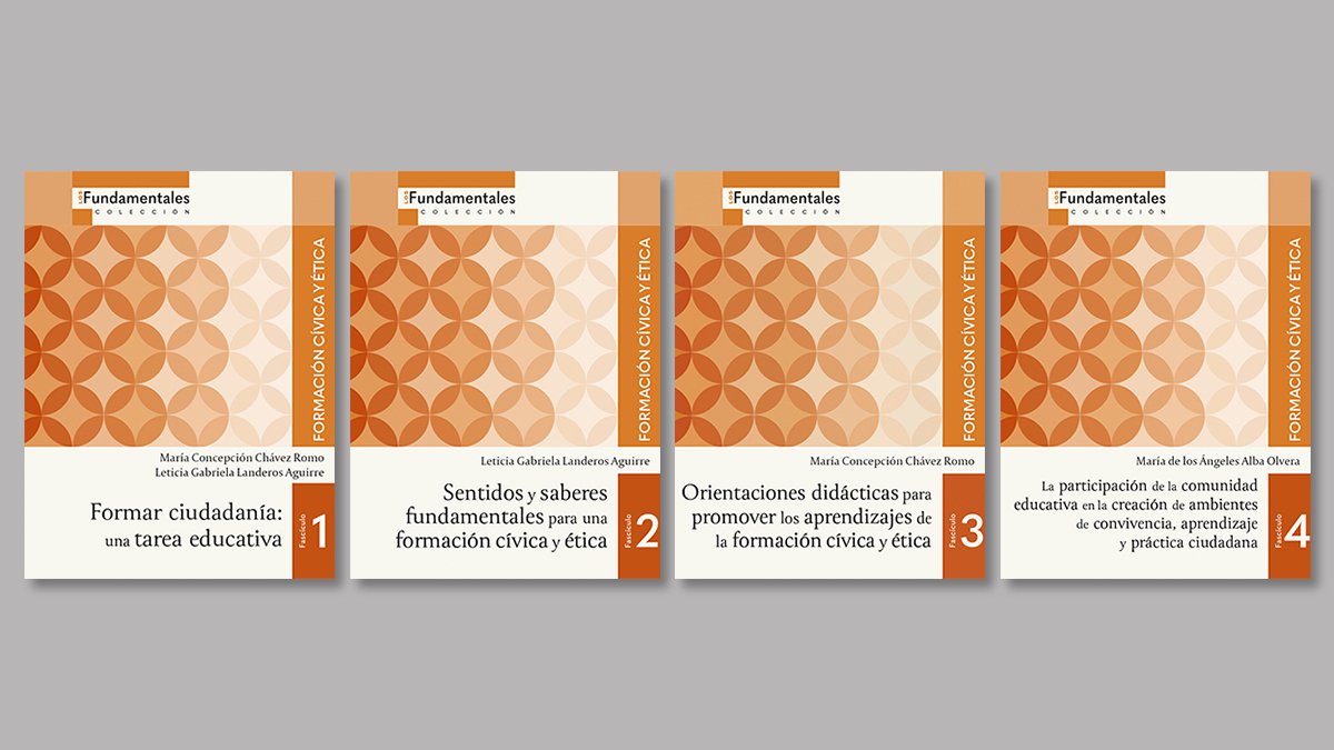Colección sobre formación ciudadana y la asignatura de formación cívica y ética en educación básica de México.